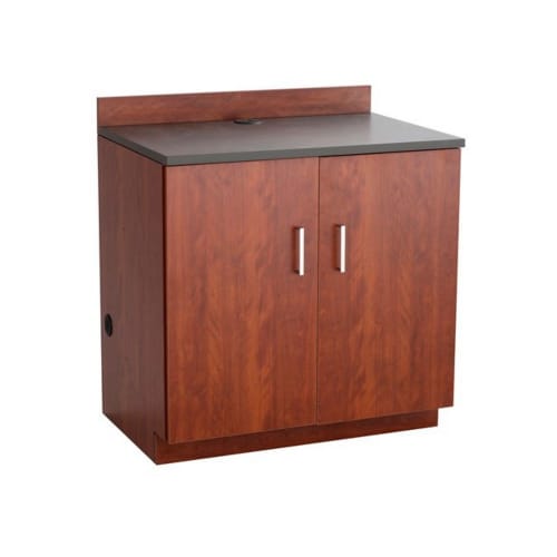 Hospitality Base Cabinet, Two Door, Mahogany